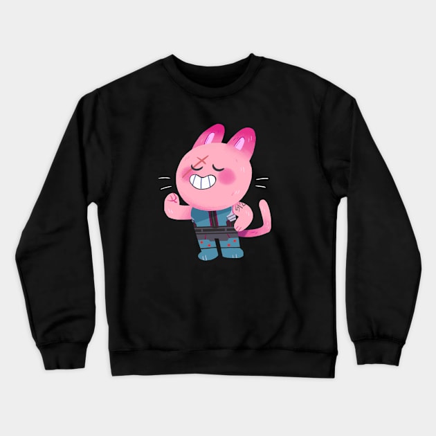 Meowverwatch - Maximum Charge! Crewneck Sweatshirt by giraffalope